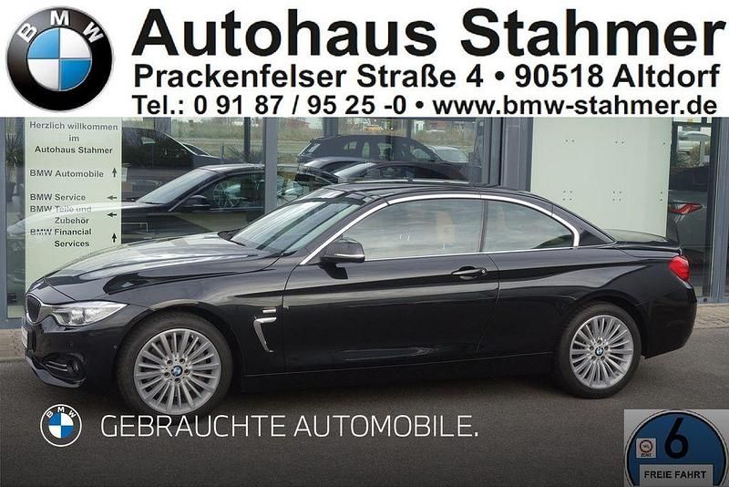 Schwarz Gebraucht 2015 BMW 435 Luxury Line Cabrio | 26.850 € (Guter Preis) - Bild 1/4