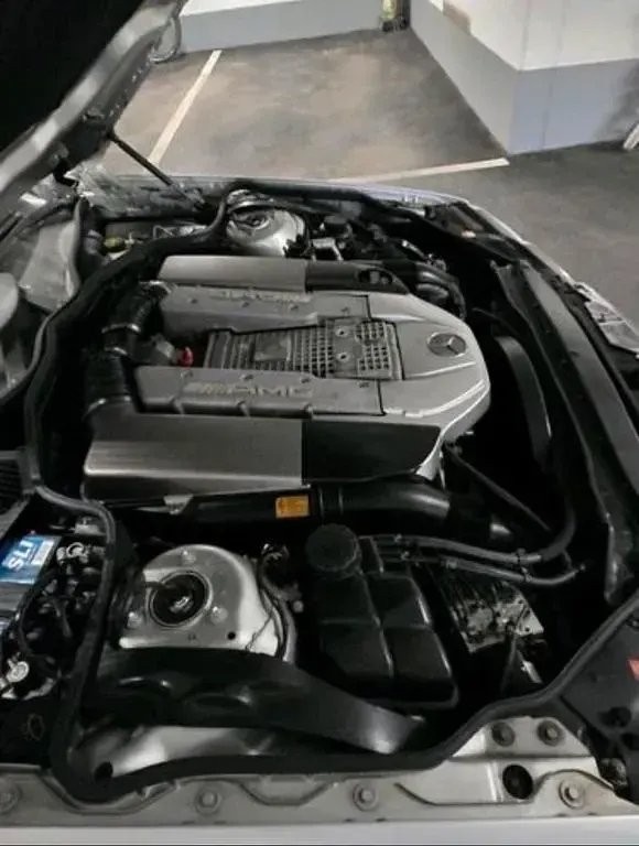 Gebraucht Mercedes SL55 AMG AMG 500 PS (367 kW) 2004 Silber Cabrio