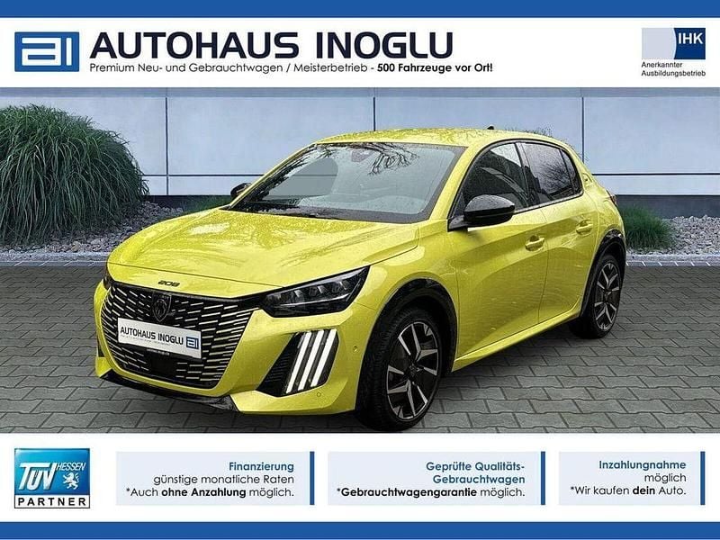 Gelb aguedagelb (metallic) Gebraucht 2024 Peugeot 208 GT Kleinwagen | 19.180 € (Fairer Preis) - Bild 1/4
