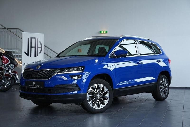 Energyblau Gebraucht 2021 Skoda Karoq Clever SUV | 19.990 € (Superpreis) - Bild 1/4