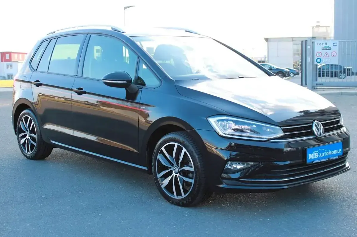 Gebraucht VW Golf Sportsvan Join 150 PS (110 kW) 2018 Schwarz Van / Kleinbus