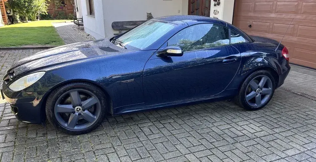 Gebraucht Mercedes SLK280 231 PS (169 kW) 2008 Blau Cabrio