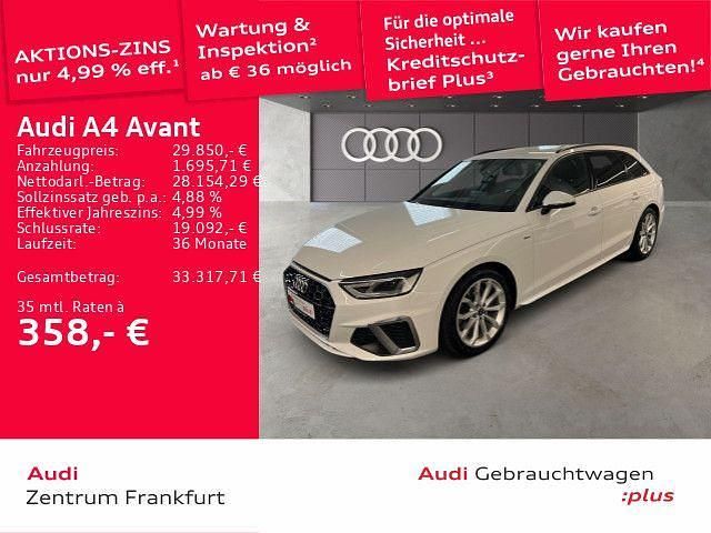 Gebraucht Audi A4 S-Line 150 PS (110 kW) 2023 Ibisweiß Kombi