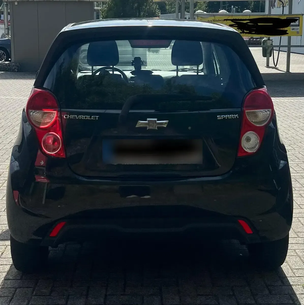 Gebraucht Chevrolet Spark 68 PS (50 kW) 2013 Schwarz Kleinwagen