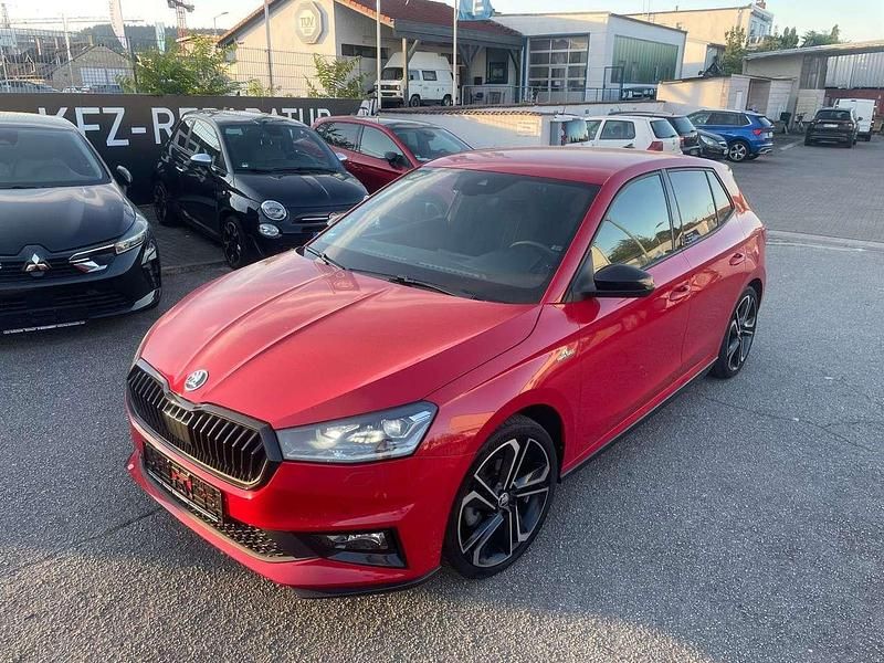 Rot Gebraucht 2023 Skoda Fabia Monte Carlo Kleinwagen | 21.990 € (Guter Preis) - Bild 1/4
