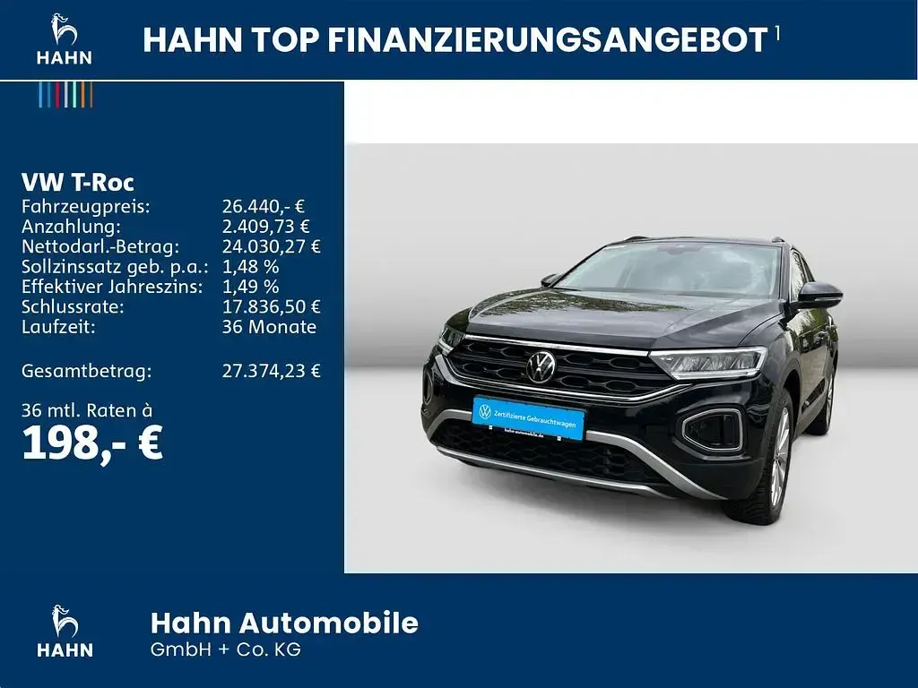 Gebraucht VW T-Roc Life 150 PS (110 kW) 2024 Deep black perleffekt SUV
