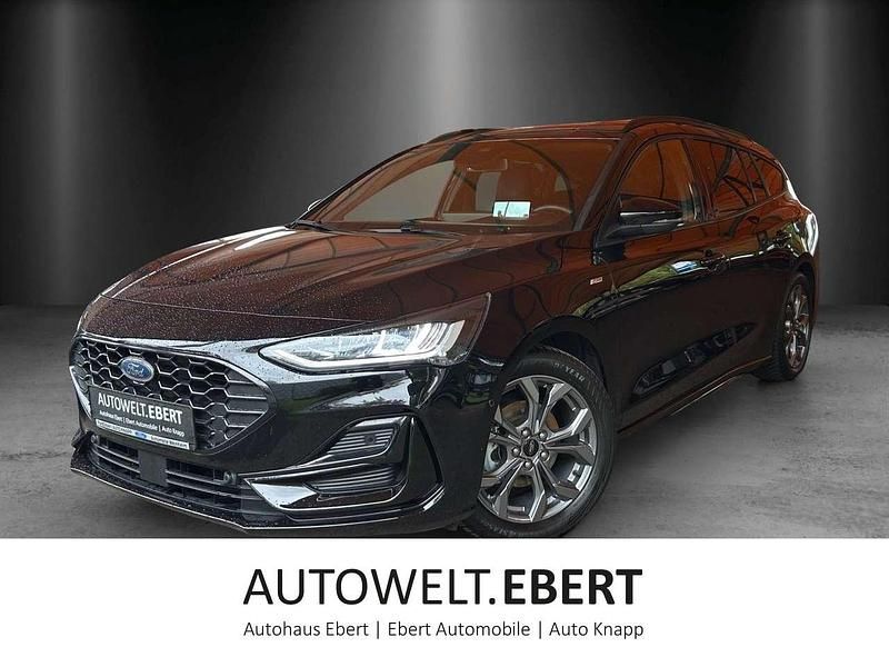 Obsidianschwarz Gebraucht 2024 Ford Focus ST-Line X Kombi | 29.890 € (Teuer) - Bild 1/4