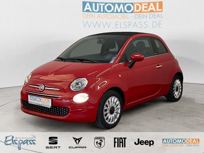 Passione rot) (rot Gebraucht 2020 Fiat 500C Lounge Cabrio | 12.297 € (Fairer Preis) - Bild 1/4