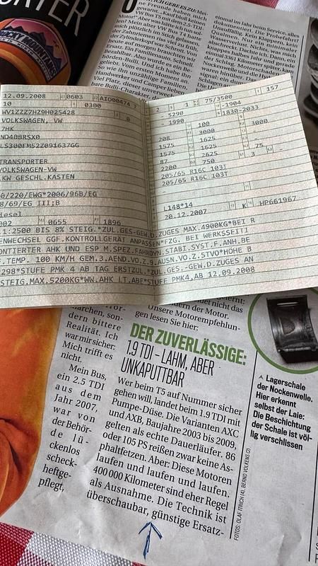 Gebraucht VW Transporter R 105 PS (77 kW) 2008 Van