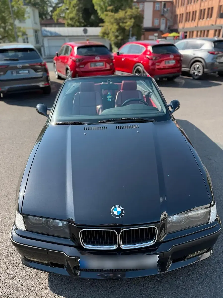 Gebraucht BMW 320 Cabriolet 1996 Schwarz Cabrio