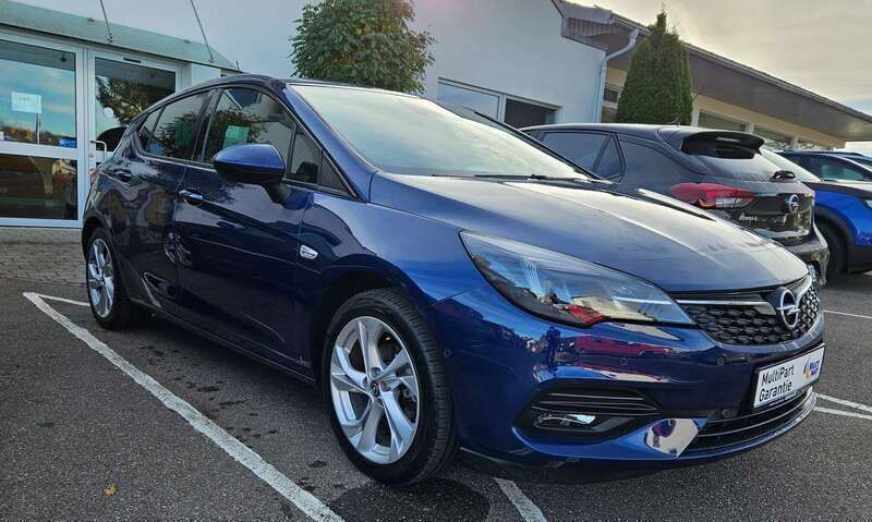 Blau Gebraucht 2020 Opel Astra GS Line Limousine | 13.980 € (Guter Preis) - Bild 1/4