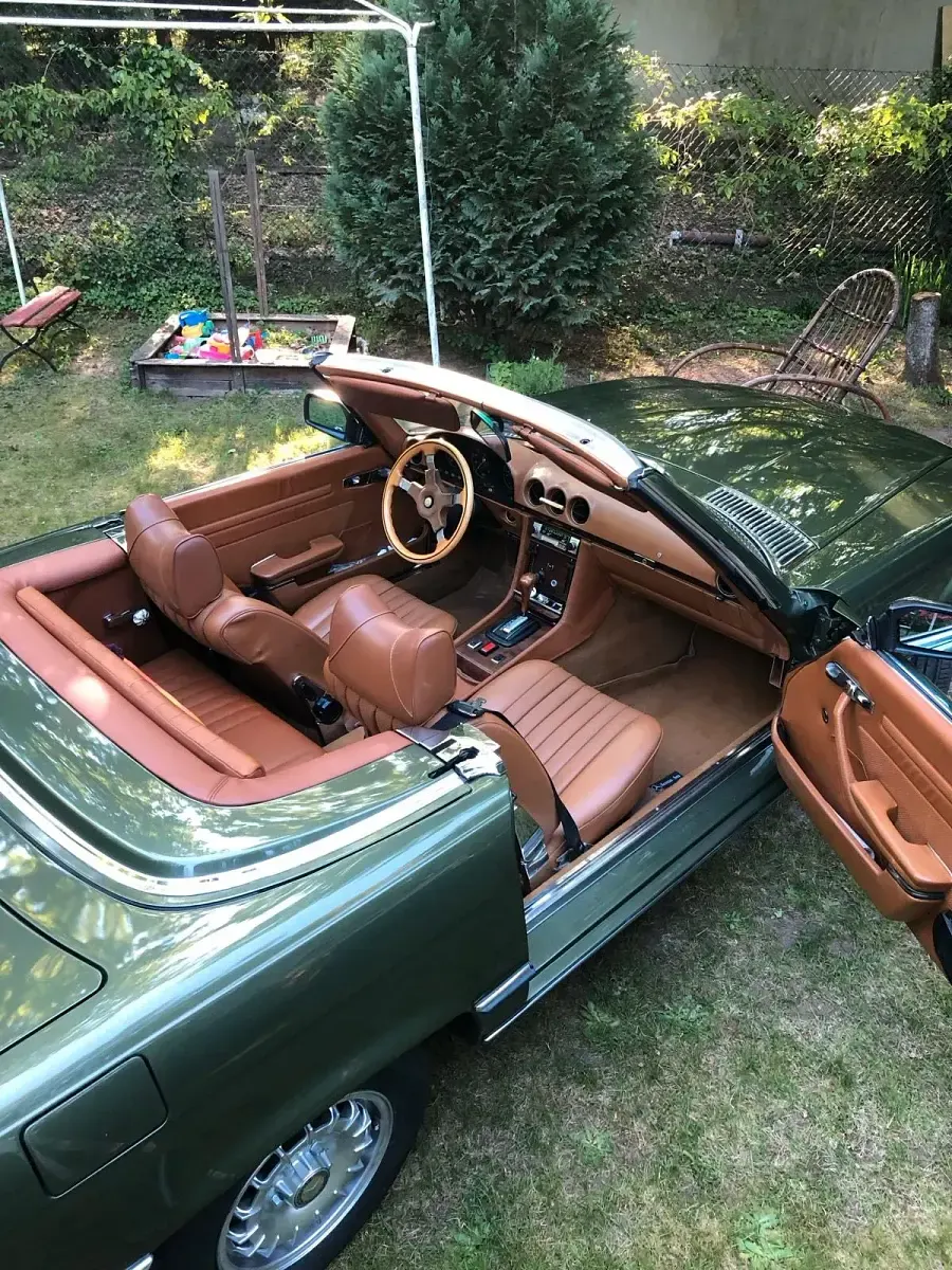 Gebraucht Mercedes SL280 180 PS (132 kW) 1975 Grün Cabrio