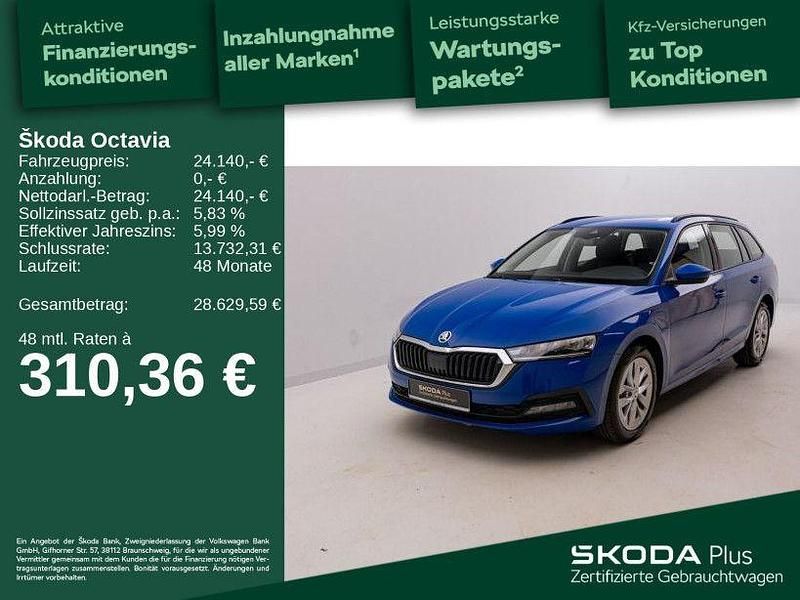 Energyblau Gebraucht 2023 Skoda Octavia Ambition Kombi | 24.140 € (Superpreis) - Bild 1/4
