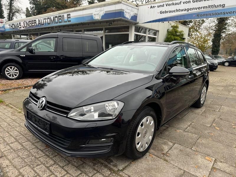Gebraucht VW Golf VII Trendline 110 PS (80 kW) 2015 Schwarz Kombi