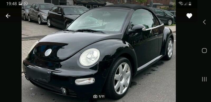 Schwarz Gebraucht 2004 VW Beetle Cabrio | 2.900 € - Bild 1/4