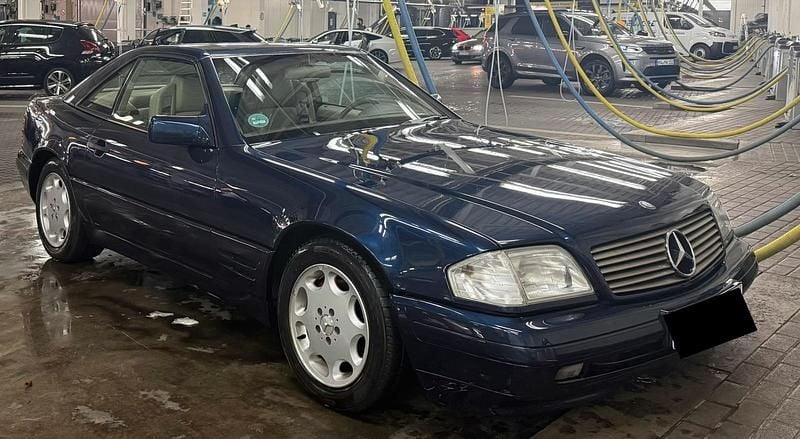 Blau Gebraucht 1996 Mercedes SL280 Cabrio | 9.800 € (Superpreis) - Bild 1/4