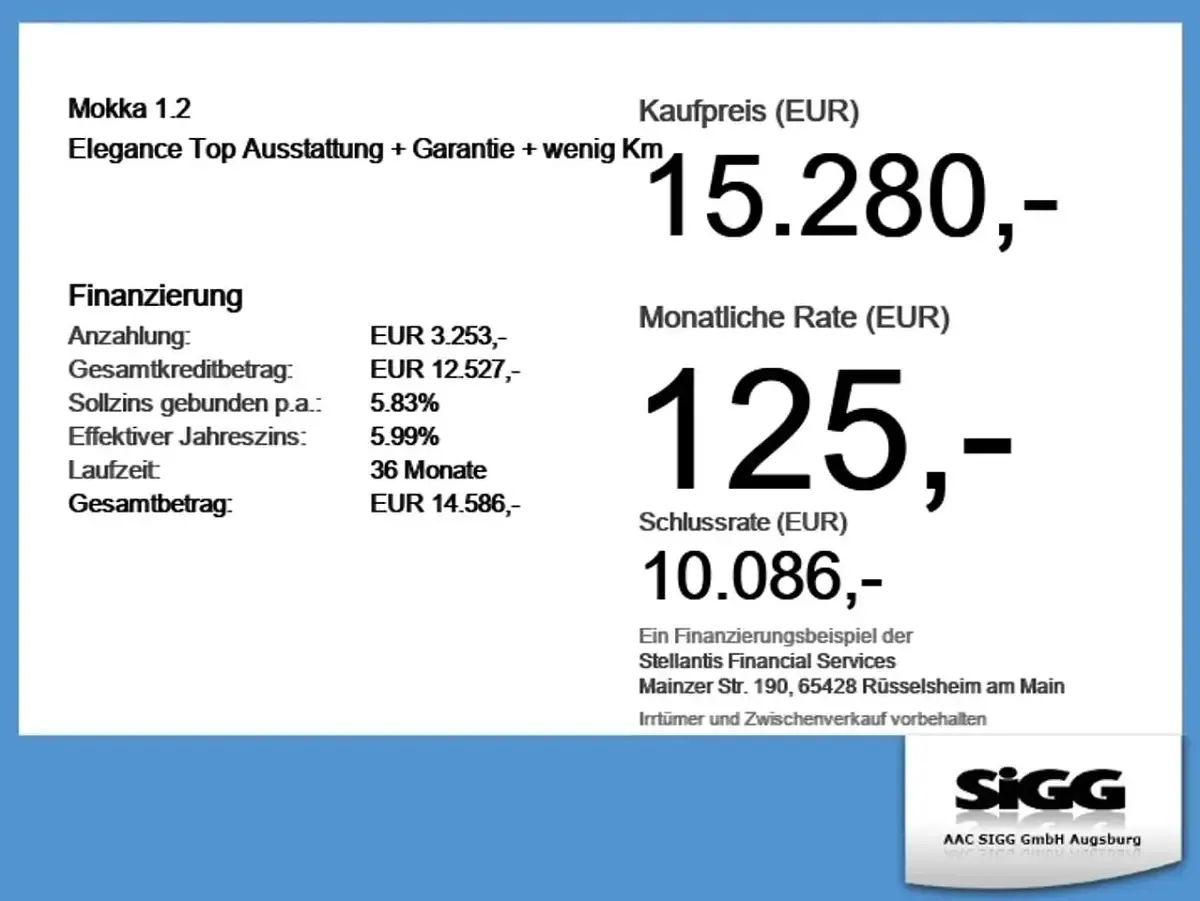 Gebraucht Opel Mokka Elegance 101 PS (74 kW) 2023 Perl blau SUV