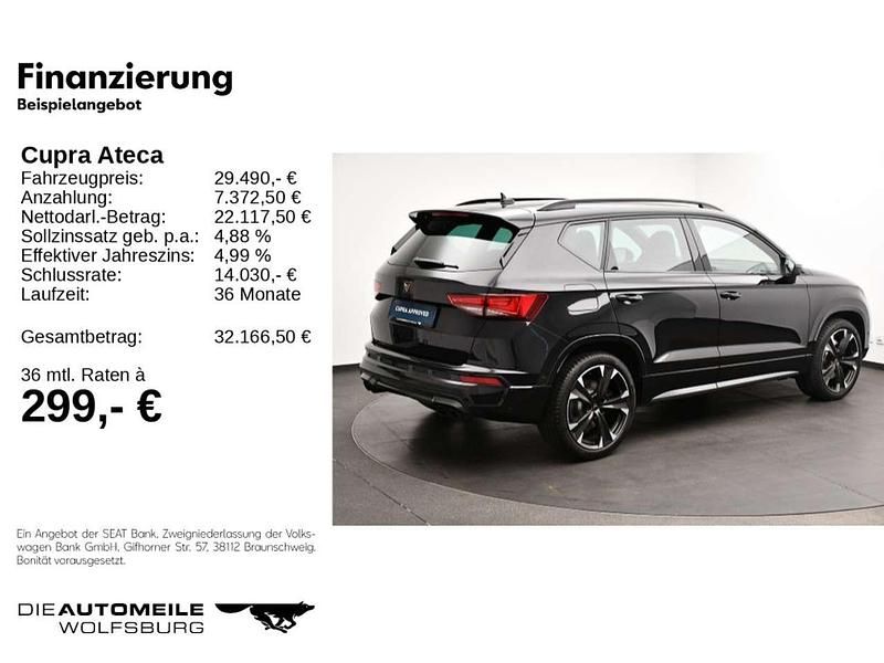 Gebraucht Cupra Ateca 300 PS (220 kW) 2021 Schwarz SUV