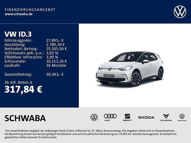 Gebraucht VW ID.3 Pro 150 kW (204 PS) 2024 Gletscherweiß metallic Kleinwagen