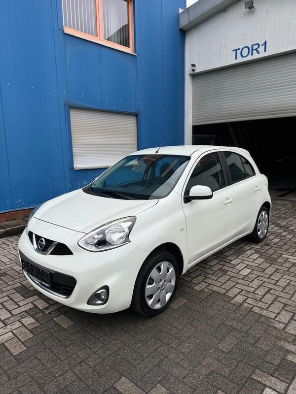 Weiß Gebraucht 2015 Nissan Micra Acenta Kleinwagen | 4.990 € (Guter Preis) - Bild 1/4