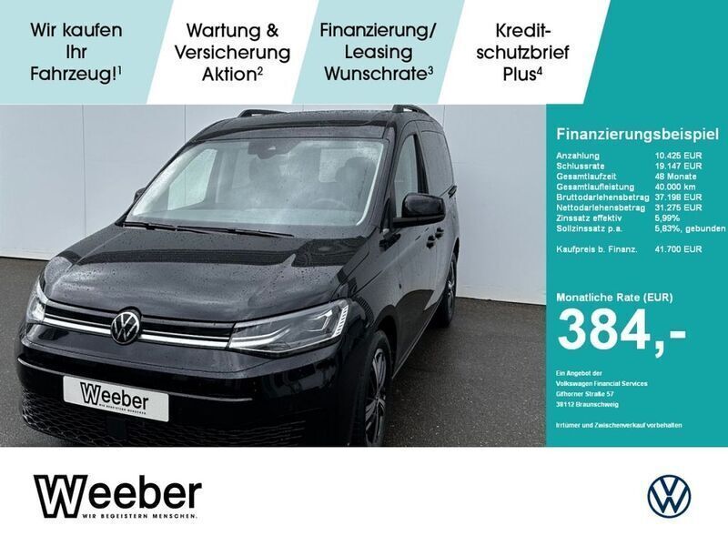 Schwarz Gebraucht 2025 VW Caddy Dark Label Van / Kleinbus | 41.700 € (Teuer) - Bild 1/4
