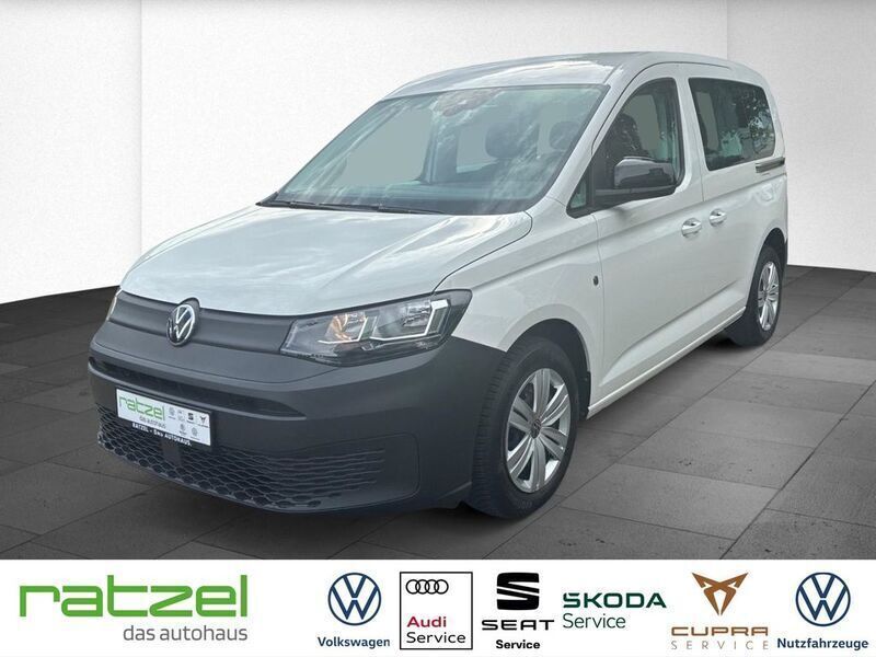 Weiß Gebraucht 2021 VW Caddy Basis Van / Kleinbus | 22.939 € (Guter Preis) - Bild 1/4