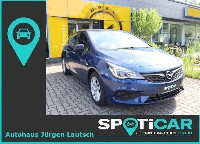 Blau Gebraucht 2021 Opel Astra Edition Limousine | 10.750 € (Superpreis) - Bild 1/4