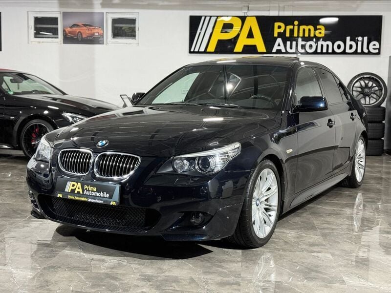 Schwarz Gebraucht 2008 BMW 540 M Sport Limousine | 27.799 € - Bild 1/4