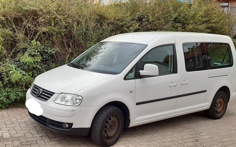 Gebraucht VW Caddy Maxi 105 PS (77 kW) 2009 Weiß Van / Kleinbus