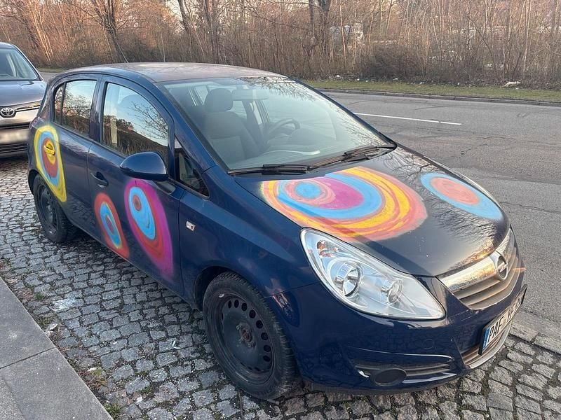 Gebraucht Opel Corsa 60 PS (44 kW) 2009 Blau Kleinwagen