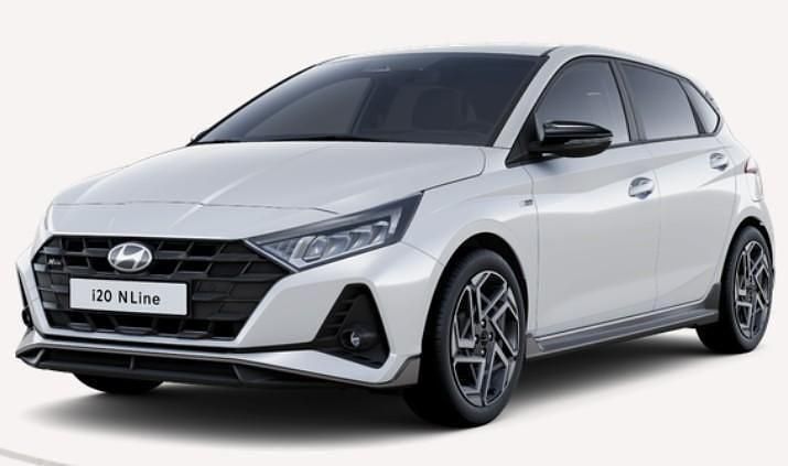 Neu Hyundai i20 N Line 101 PS (74 kW) 2025 Atlas weiß Limousine