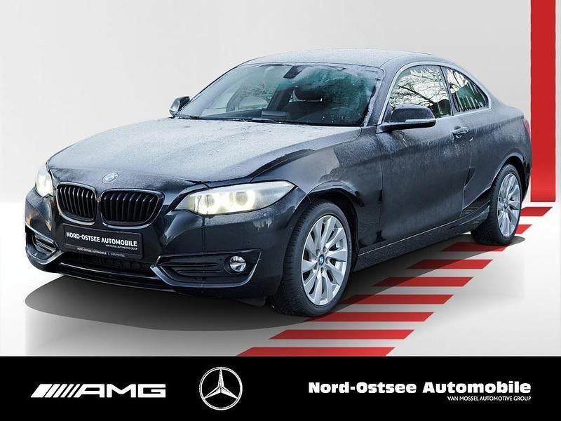 Schwarz Gebraucht 2019 BMW 220 Sport Line Coupé | 24.290 € (Fairer Preis) - Bild 1/4