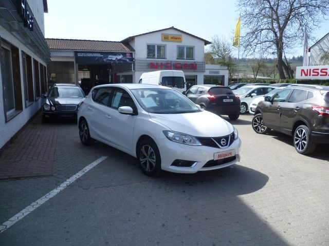 Gebraucht Nissan Pulsar Acenta 116 PS (85 kW) 2016 Weiß metallic Limousine