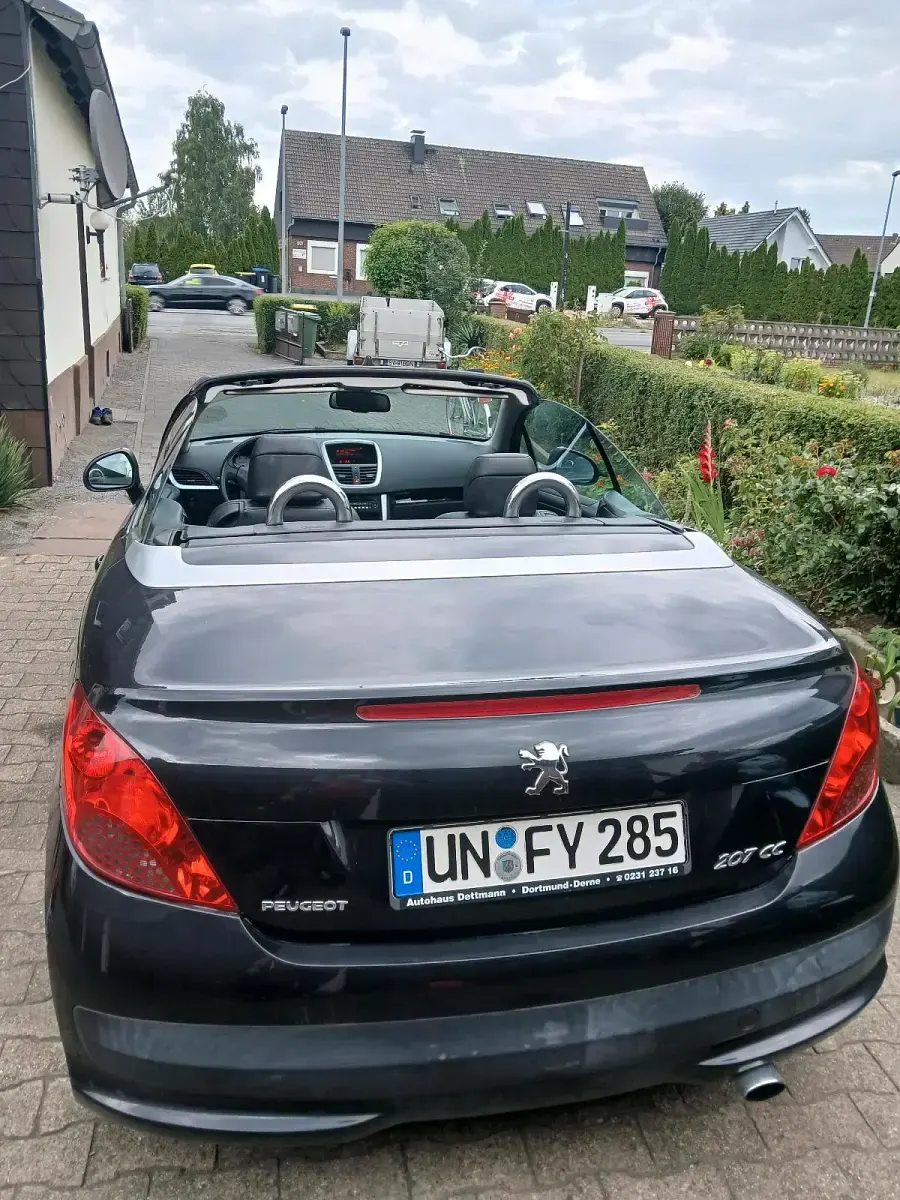 Gebraucht Peugeot 207 CC 2008 Schwarz Cabrio