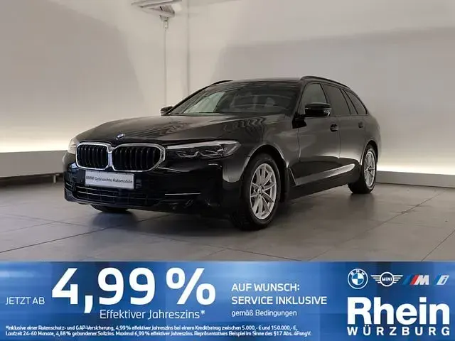 Gebraucht BMW 520 Sport Line 190 PS (139 kW) 2022 Schwarz Kombi