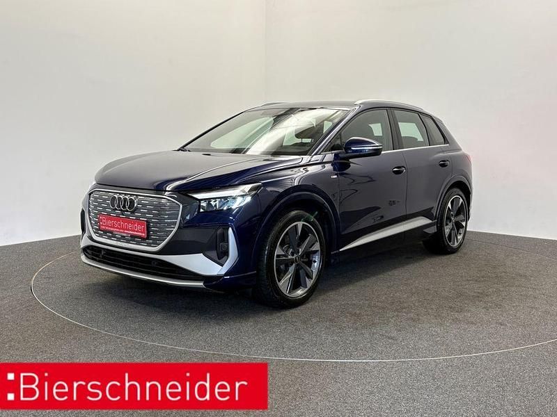 Blau Gebraucht 2022 Audi Q4 e-tron S-Line SUV | 29.950 € (Fairer Preis) - Bild 1/4