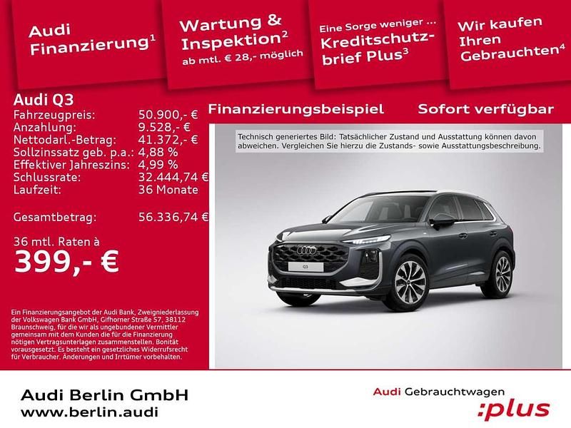 Daytonagrau perleffekt Gebraucht 2025 Audi Q3 Ambiente SUV | 50.900 € - Bild 1/3
