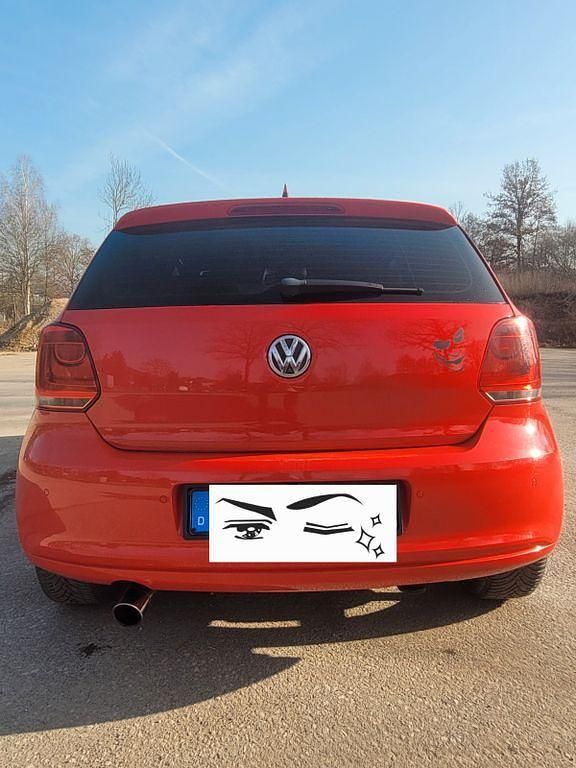 Brugt VW Polo Highline 105 HK (77 kW) 2012 Rød Hatchback