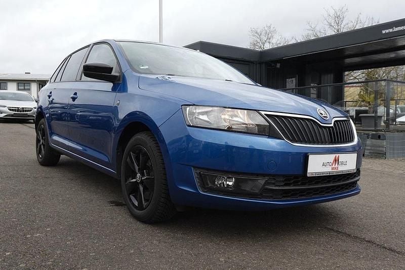Gebraucht Skoda Rapid Ambition 105 PS (77 kW) 2014 Blau Kleinwagen
