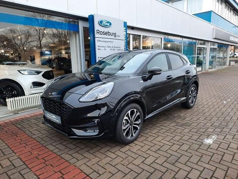 Schwarz Gebraucht 2022 Ford Puma Gen-E ST-Line Limousine | 22.990 € (Etwas zu teuer) - Bild 1/4