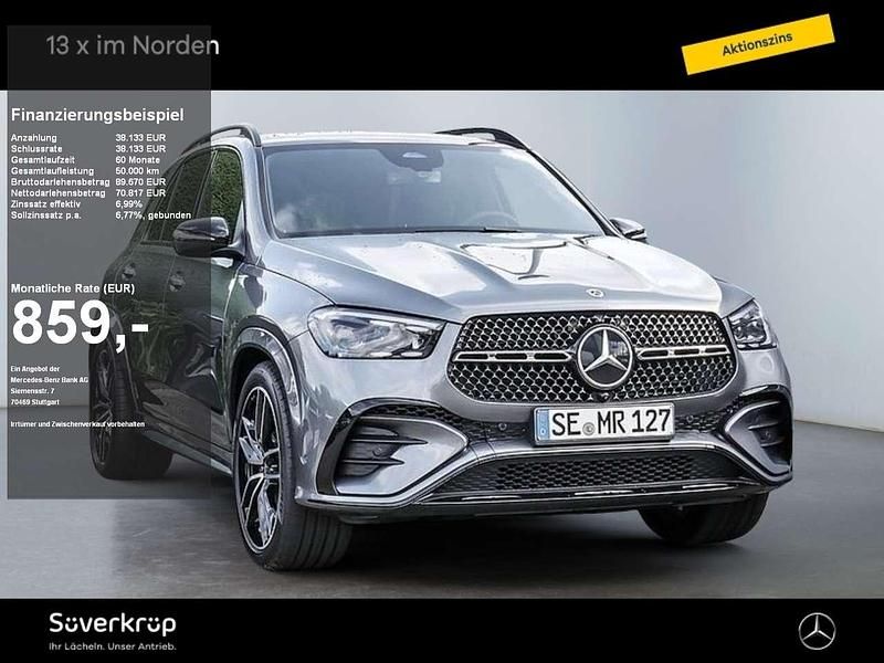 Metalliclack selenitgrau Gebraucht 2025 Mercedes GLE450 AMG AMG SUV | 108.950 € - Bild 1/4