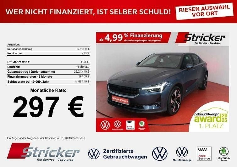 Gebraucht Polestar 2 Pilot 169 kW (231 PS) 2023 Midnight Kleinwagen