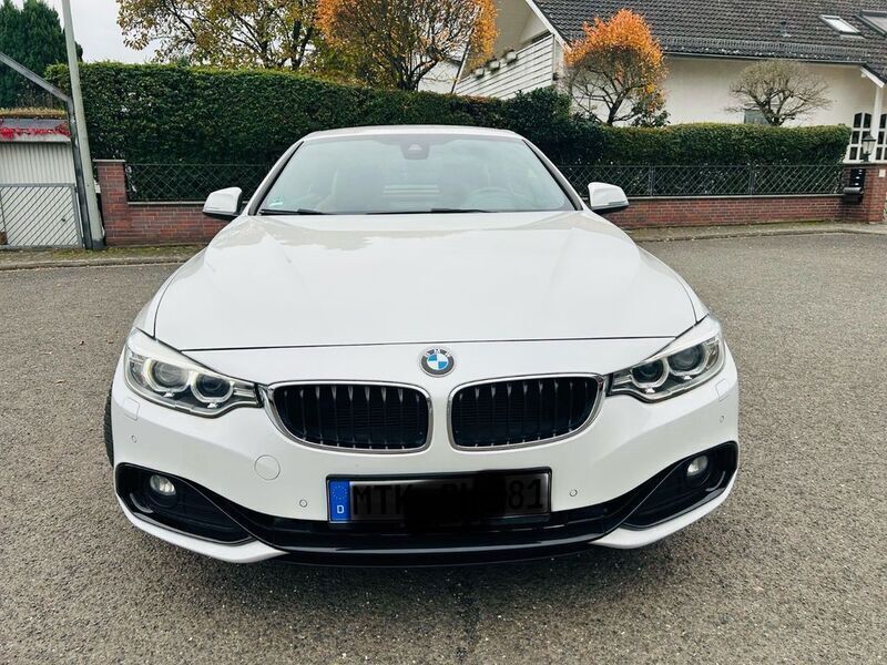 Weiß Gebraucht 2015 BMW 420 Sport Line Cabrio | 21.900 € (Fairer Preis) - Bild 1/4