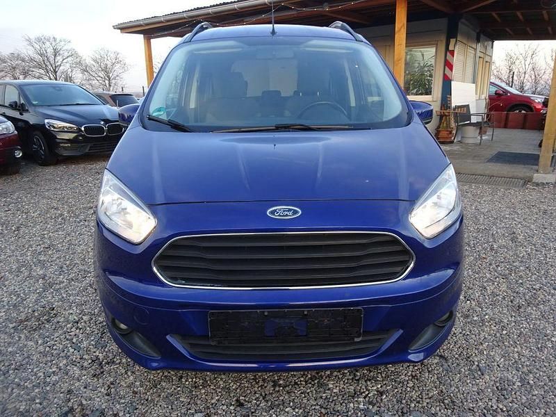 Gebraucht Ford Tourneo Courier Trend 101 PS (74 kW) 2016 Blau Van / Kleinbus