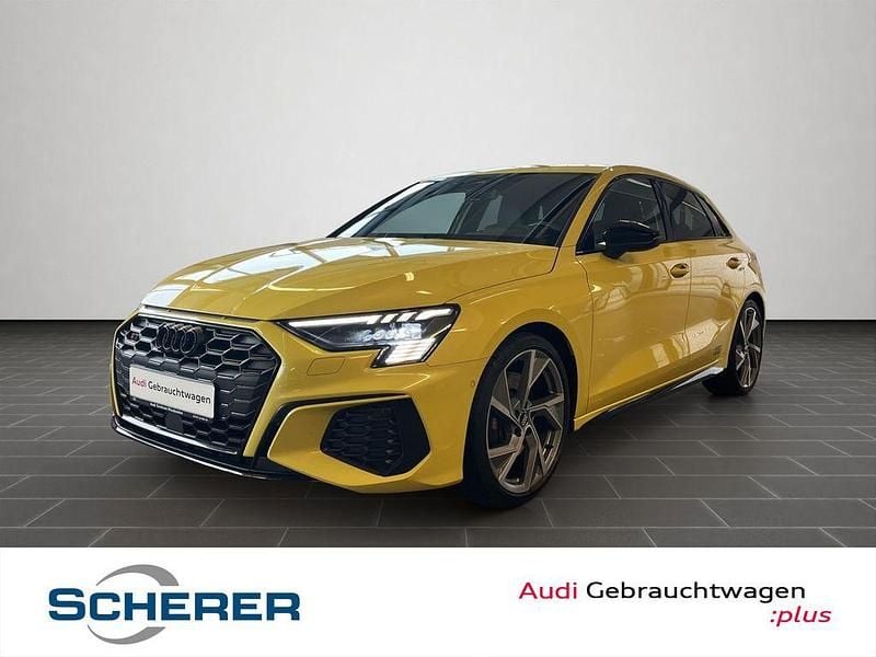 Gelb (metallic) Gebraucht 2020 Audi S3 Ambiente Limousine | 34.690 € (Guter Preis) - Bild 1/4