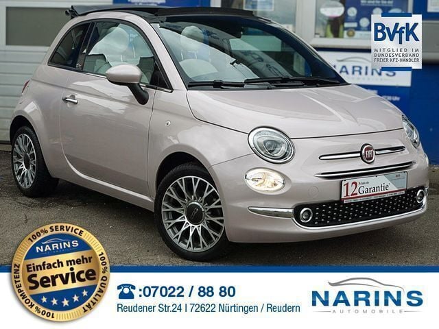 Colore esterno (rosa stella) Gebraucht 2020 Fiat 500C Star Cabrio | 17.490 € (Etwas zu teuer) - Bild 1/4
