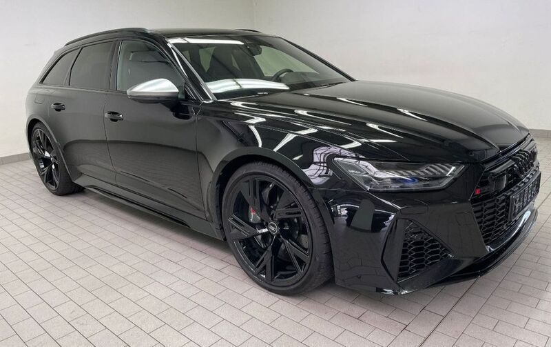 Mythosschwarz metallic Gebraucht 2021 Audi RS6 Sport Kombi | 124.990 € - Bild 1/4
