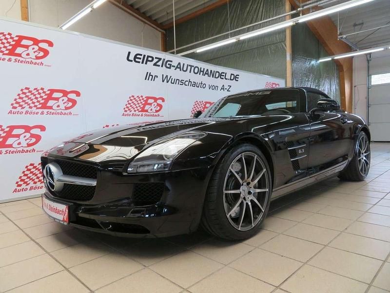 Obsidianschwarz metalliclack Gebraucht 2013 Mercedes SLS AMG Cabrio | 174.000 € (Teuer) - Bild 1/4