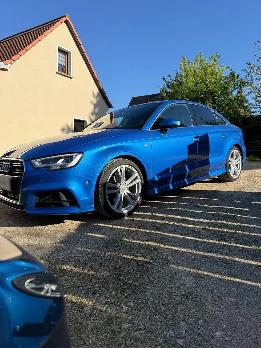 Occasion Audi A3 S-Line 150 ch (110 kW) 2018 Bleue Berline