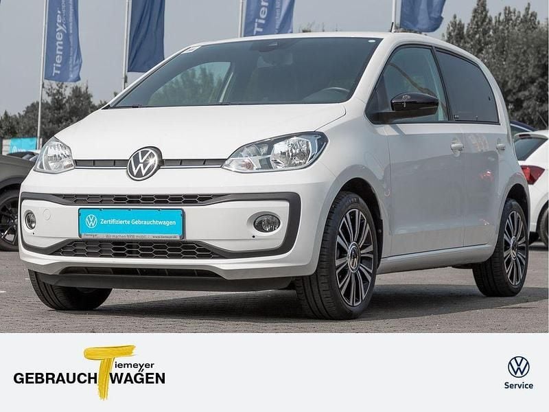 Weiß Gebraucht 2021 VW up! Active Kleinwagen | 10.880 € (Guter Preis) - Bild 1/4